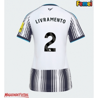 Newcastle United Tino Livramento #2 Tricou Fotbal Replică 2026-27 Femei Acasa